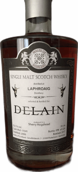 Laphroaig 11yr Malts of Scotland Sherry Cask spirit image