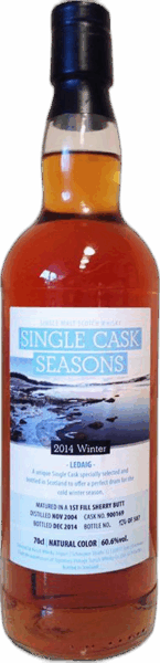 Ledaig 10 Year Single Cask Seasons 2014 “Winter” spirit image