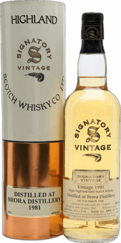 Brora 19yr Signatory Vintage 1981 spirit image