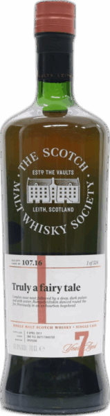 Glenallachie 7yr SMWS 107.16 “Truly a Fairy Tale” spirit image