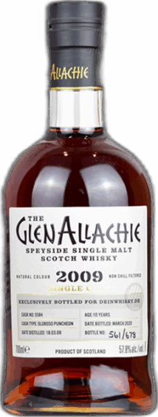 Glenallachie 12yr Single Cask 2008 #1853 Ruby Port Pipe spirit image