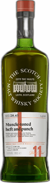 Tullibardine 11yr SMWS 28.43 “Muscle-toned Heft and Punch” spirit image