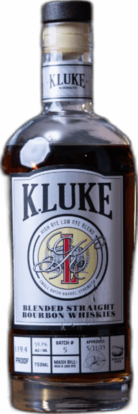 K.LUKE Blended Bourbon Small Batch Barrel Strength Batch 5 spirit image