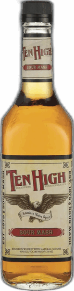 Ten High Sour Mash Bourbon Whiskey spirit image