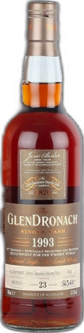 Glendronach 26 Year Single Cask #5962 1993 Nickolls & Perks Selection spirit image