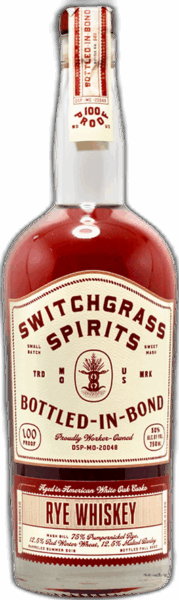 Switchgrass Spirits Bottled-In-Bond Rye spirit image