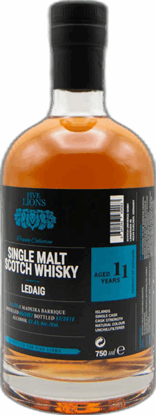Five Lions Ledaig 11 Year Old Single Malt Scotch Whisky spirit image
