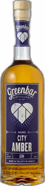 Greenbar City Amber Gin spirit image