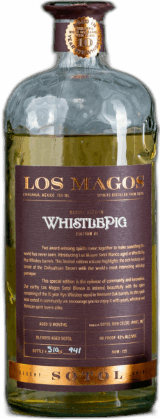 Los Magos Sotol WhistlePig Barrel Finished spirit image