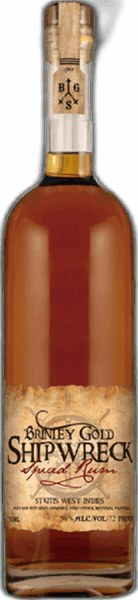 Brinley Gold Shipwreck Spiced Rum spirit image
