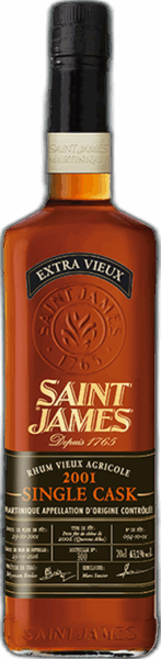 Saint James Rhum Vieux Agricole 2001 Single Cask spirit image