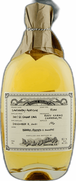 High Wire Distilling Low Country Agricole spirit image