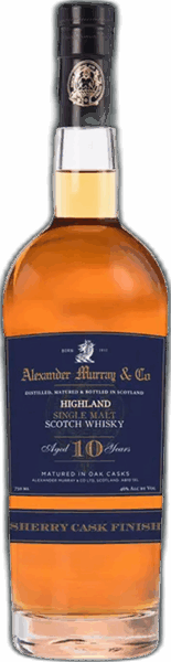 Alexander Murray & Co Highland Single Malt Scotch Whisky Sherry Cask Finish 10 Year spirit image