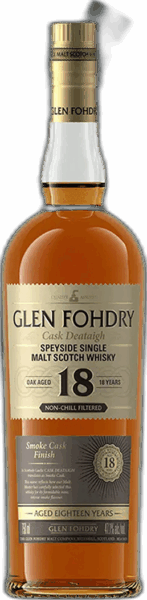 Glen Fohdry Speyside Single Malt Scotch Whisky 18 Years Smoke Cask Finish spirit image