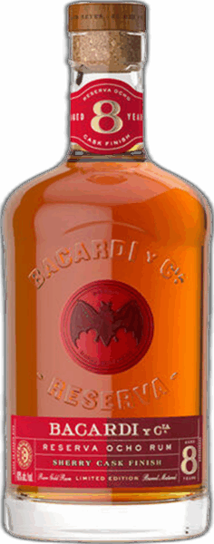 Bacardí Reserva Ocho Rum Sherry Cask Finish 8 Year spirit image