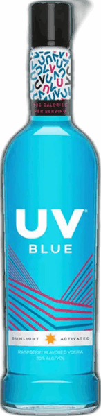 UV Blue Raspberry Flavored Vodka spirit image