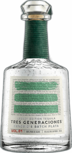 Tres Generaciones Cenobio’s Batch Plata Tequila spirit image
