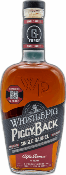 WhistlePig PiggyBack Single Barrel Alfa Romeo F1 Team Rye spirit image