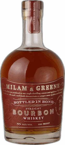 Milam & Greene Bottled in Bond Straight Bourbon Whiskey spirit image