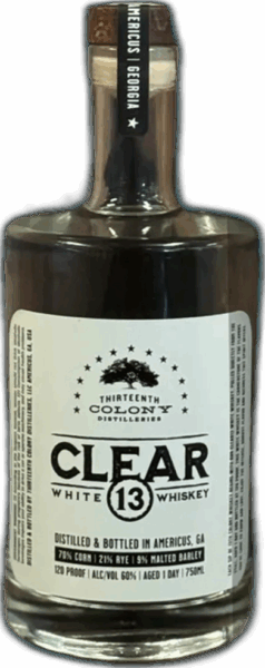 Thirteenth Colony Clear 13 White Whiskey spirit image