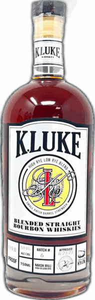 K.LUKE Blended Bourbon Small Batch Barrel Strength Batch 9 spirit image