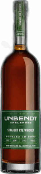 UNBENDT Straight Rye Whiskey Bottled-in-Bond spirit image