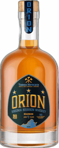 Three Notch’d Orion Virginia Bourbon Whiskey spirit image