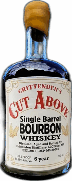 Crittenden’s Cut Above Single Barrel Bourbon 6 Year spirit image