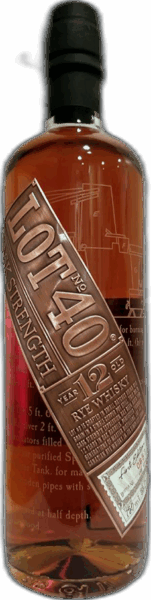 Lot No. 40 Cask Strength Rye spirit image