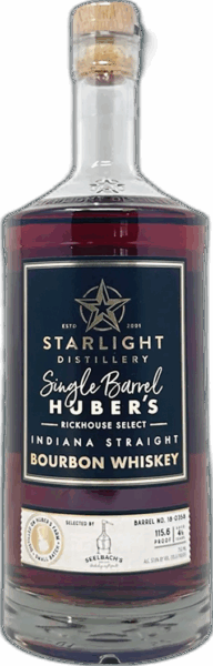 Starlight Distillery Huber’s Single Barrel Bourbon spirit image