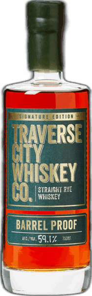 Traverse City Whiskey Co. Barrel Proof Straight Rye Whiskey spirit image
