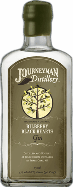 Journeyman Distillery Bilberry Black Hearts Gin spirit image