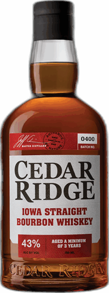Cedar Ridge Straight Bourbon Whiskey spirit image