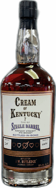 Cream of Kentucky 7 Years Single Barrel Bottled-in-Bond Kentucky Straight Rye spirit image