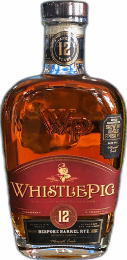 WhistlePig 12 Year Old Bespoke Barrel Rye Finished in Shafer Vineyards Cabernet Sauvignon Barrels spirit image