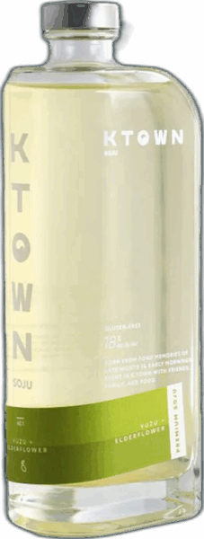KTown Flavored Soju Yuzu + Elderflower spirit image