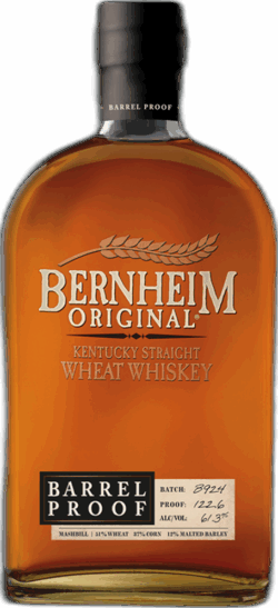 Bernheim Original Wheat Whiskey Barrel Proof Batch B923 spirit image