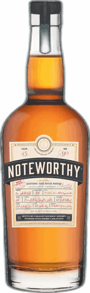 Noteworthy Kentucky Bourbon Finished with Sherry Cask Staves spirit image