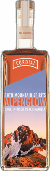10th Mountain Alpenglow Sage Infused Peach-Vanilla Cordial spirit image