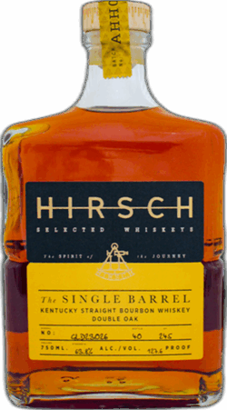 Hirsch Single Barrel Double Oak Bourbon spirit image