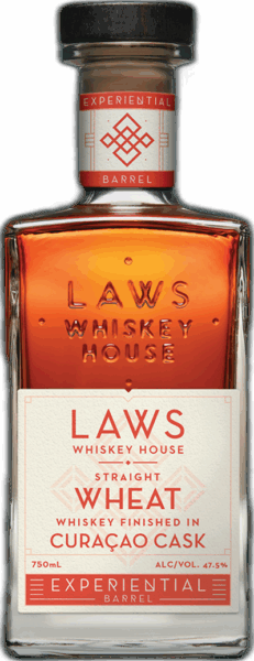 Laws Whiskey House Straight Wheat Whiskey Finished in Curacao Casks spirit image