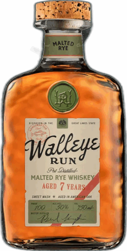 Walleye Run Malted Rye Whiskey Aged 7 Years spirit image