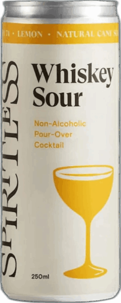 Spiritless Non-Alcoholic Whiskey Sour Pour-Over Cocktail spirit image