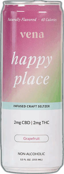 Vena Happy Place Non-Alcoholic Grapefruit Seltzer spirit image