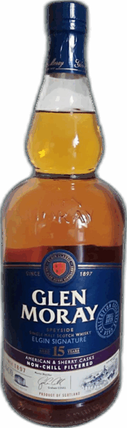Glen Moray 15 Year Elgin Signature American & Sherry Casks spirit image