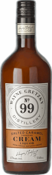 Wayne Gretzky Distillery Salted Caramel Canadian Cream Liqueur spirit image