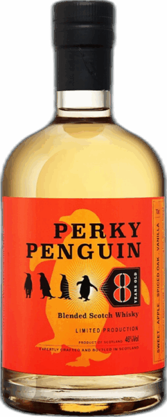 Perky Penguin 8 Years Old Blended Grain Scotch Whiskey spirit image