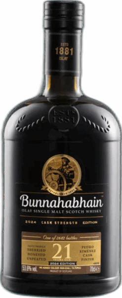 Bunnahabhain 21 Year Old Pedro Ximinez Finish 2024 Edition spirit image