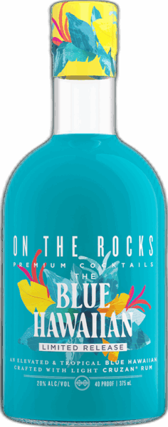 On The Rocks Blue Hawaiian spirit image