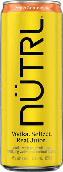 Nütrl Peach Lemonade Vodka Seltzer spirit image